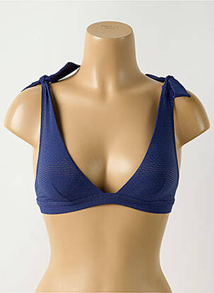 Haut de maillot de bain stretch haut soutien-gorge avec mousse de rembourrage amovible bleu SIMONE PERELE femme