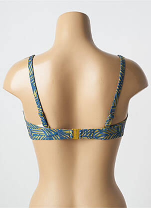 Haut de maillot de bain bretelles élastiquées amovibles bleu SIMONE PERELE femme