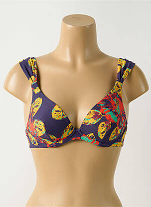 Haut de maillot de bain haut soutien-gorge emboitant haut soutien-gorge emboitant bleu SIMONE PERELE femme