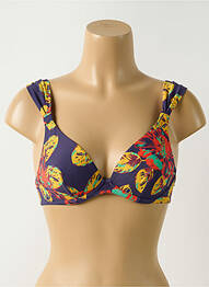 Haut de maillot de bain haut soutien-gorge emboitant haut soutien-gorge emboitant bleu SIMONE PERELE femme