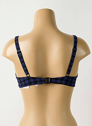 Haut de maillot de bain stretch haut soutien-gorge emboitant bleu SIMONE PERELE femme