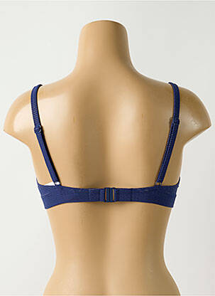 Haut de maillot de bain stretch haut soutien-gorge emboitant bleu SIMONE PERELE femme