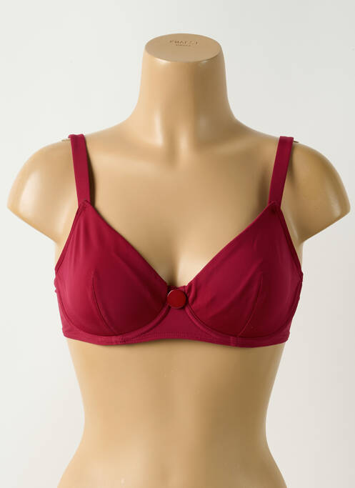 Haut de maillot de bain haut soutien-gorge emboitant haut soutien-gorge emboitant rouge SIMONE PERELE femme