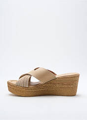 Mules/Sabots beige ARIMA pour femme seconde vue