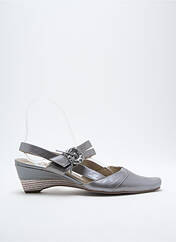 Sandales/Nu pieds gris SWEET pour femme seconde vue