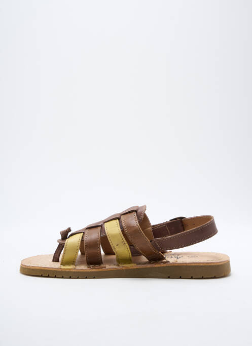 Tongs marron AYOKA pour femme