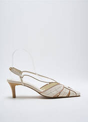 Sandales/Nu pieds beige SIMONA pour femme seconde vue