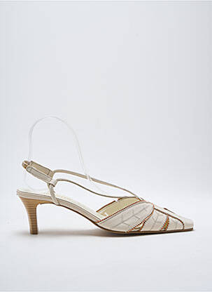 Sandales/Nu pieds beige SIMONA pour femme