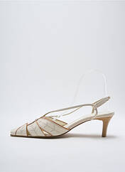 Sandales/Nu pieds beige SIMONA pour femme seconde vue