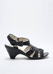 Sandales/Nu pieds noir SIMONA pour femme seconde vue