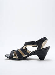 Sandales/Nu pieds noir SIMONA pour femme seconde vue