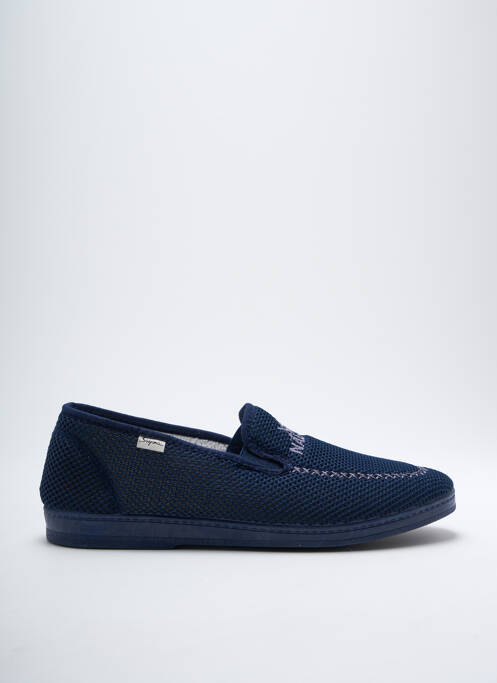 Chaussons/Pantoufles bleu BAYONA pour homme