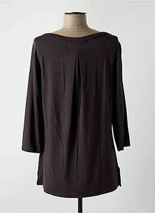 Blouse col rond manches 3/4 gris OLSEN femme