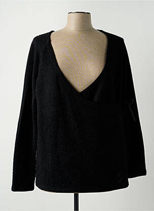 Gilet manches longues stretch noir SMASH WEAR femme