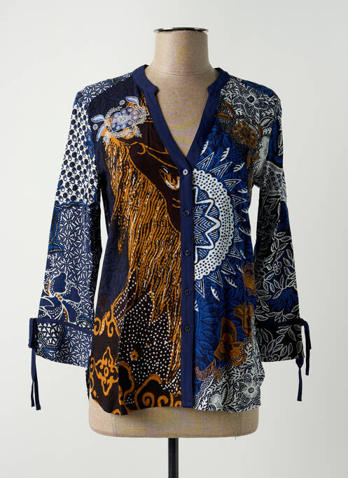 Chemisier bleu DESIGUAL pour femme