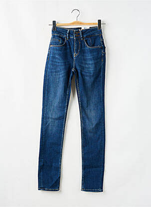 Jeans coupe slim stretch taille haute bleu GARCIA femme
