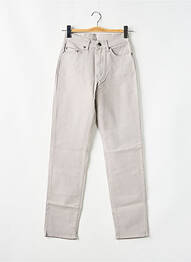 Jeans coupe slim poches taille haute gris JOST femme