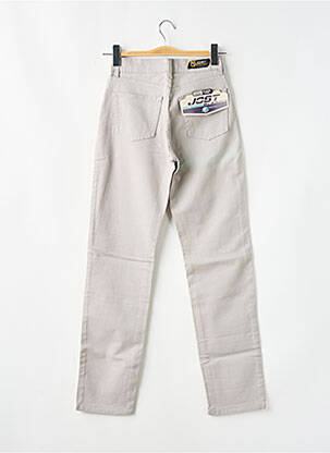 Jeans coupe slim poches taille haute gris JOST femme