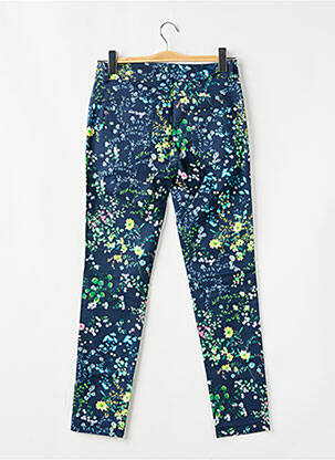 Pantalon slim tissage popeline taille normale bleu STREET ONE femme