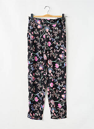 Pantalon droit tissage popeline taille haute noir STREET ONE femme
