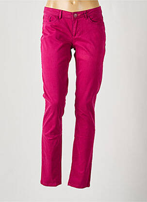 Pantalon slim taille basse taille basse rose STREET ONE femme