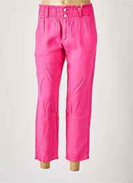 Pantalon 7/8 taille élastique taille normale rose STREET ONE femme