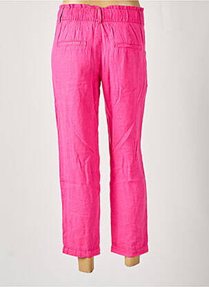 Pantalon 7/8 taille élastique taille normale rose STREET ONE femme