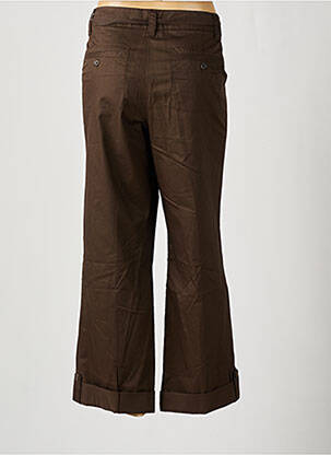 Pantalon droit taille à pinces taille normale marron MEXX femme