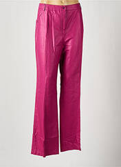 Pantalon large violet LEWINGER pour femme seconde vue