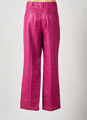 Pantalon large violet LEWINGER pour femme seconde vue