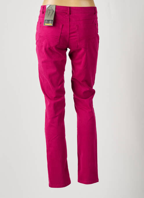 Pantalon slim taille basse taille basse rose STREET ONE femme