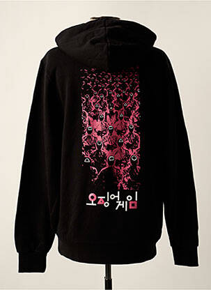 Sweat-shirt à capuche poches manches longues noir TEALER homme