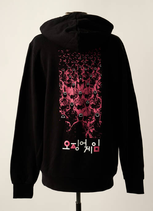 Sweat-shirt à capuche noir TEALER pour homme