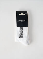 Chaussettes blanc WASTED PARIS pour femme seconde vue