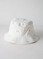 Chapeau blanc HUMAN pour homme seconde vue