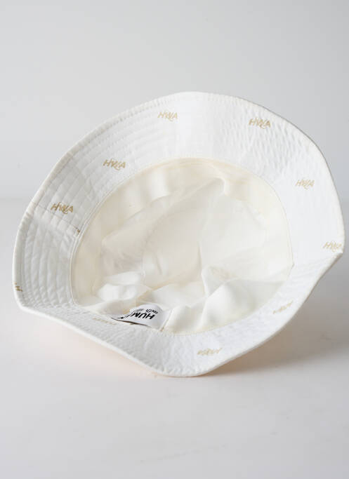 Chapeau blanc HUMAN pour homme