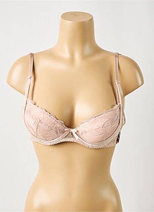 Soutien-gorge effet matière satinée haut soutien-gorge avec mousse de rembourrage amovible chair AUBADE femme