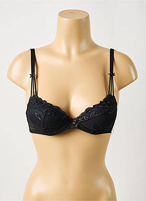 Soutien-gorge effet matière satinée haut soutien-gorge avec mousse de rembourrage amovible noir AUBADE femme