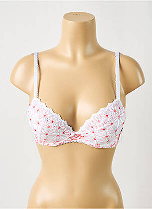Soutien-gorge effet matière satinée haut soutien-gorge moulé blanc AUBADE femme
