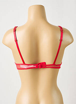 Soutien-gorge broderie haut soutien-gorge avec mousse de rembourrage amovible rouge AUBADE femme