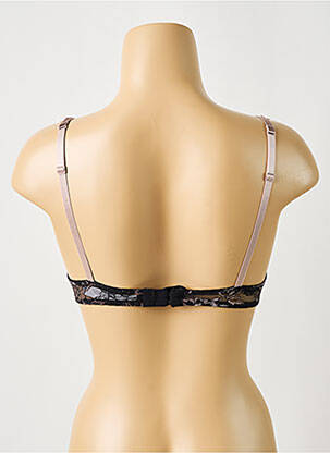Soutien-gorge effet matière satinée haut soutien-gorge moulé noir AUBADE femme