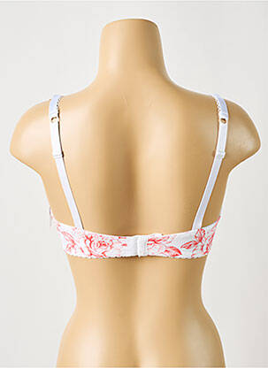Soutien-gorge effet matière satinée haut soutien-gorge balconnet blanc AUBADE femme