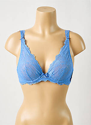 Soutien-gorge légère et transparente haut soutien-gorge emboitant bleu AUBADE femme