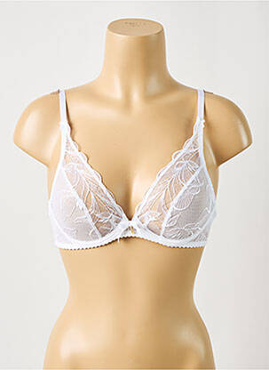 Soutien-gorge légère et transparente haut soutien-gorge emboitant blanc AUBADE femme