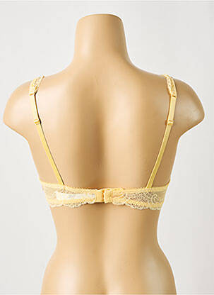 Soutien-gorge effet matière satinée haut soutien-gorge emboitant jaune AUBADE femme