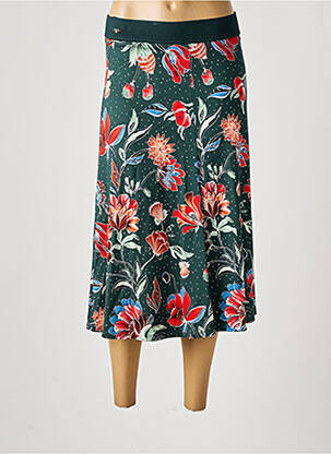 Jupe mi-longue taille normale vert STREET ONE femme