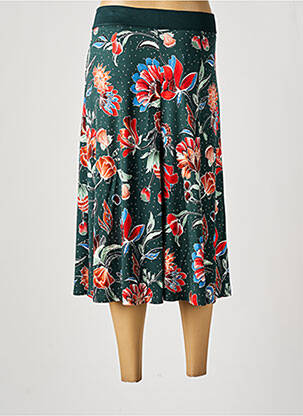 Jupe mi-longue stretch vert STREET ONE femme