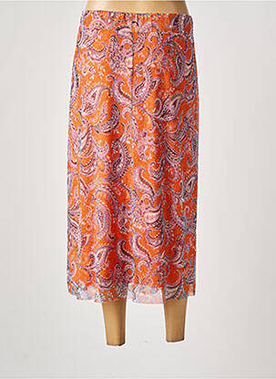 Jupe longue imprimé fantaisie orange STREET ONE femme