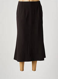 Jupe longue fermeture zippée au dos noir LEWINGER femme