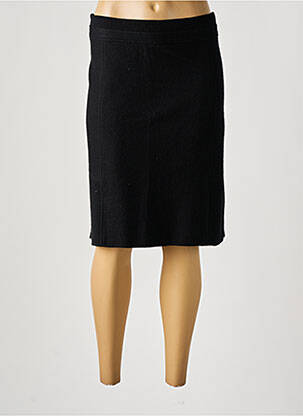 Jupe mi-longue stretch noir OLSEN femme